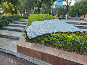 Toile d'ombrage 90% aluminium <span class=keywords><strong>pour</strong></span> voitures, <span class=keywords><strong>filet</strong></span> d'ombrage réfléchissant, pare-soleil avec œillets <span class=keywords><strong>pour</strong></span> voitures, chiens, extérieur, camping-car, patio, argent - Product Image 5