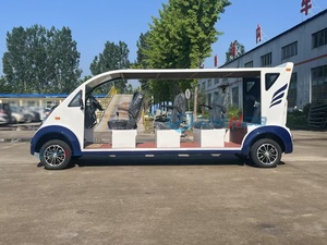 Véhicule de patrouille électrique pour stations balnéaires et communautés avec sièges à double rangée et capacité de charge élevée - Product Image 3