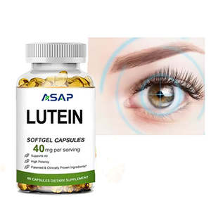 Compléments Alimentaires pour les Yeux en Gélules Molles de Lutéine et de Zéaxanthine pour Adultes, Qualité Alimentaire, OEM ASAP - Product Image 1