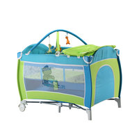 Lit cododo multifonctionnel en métal moderne pour bébé, berceau pliable en maille respirante, parc pour enfants, berceau de qualité hospitalière pour salon