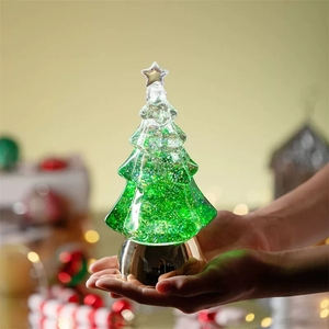 Caja <span class=keywords><strong>de</strong></span> música <span class=keywords><strong>de</strong></span> árbol <span class=keywords><strong>de</strong></span> <span class=keywords><strong>Navidad</strong></span> con globo <span class=keywords><strong>de</strong></span> nieve LED-Decoración <span class=keywords><strong>de</strong></span> luz nocturna, regalo <span class=keywords><strong>de</strong></span> vacaciones con 6 melodías - Product Image 3