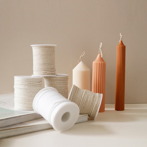 Mèche de bougie en coton, 24 brins, 61 mètres, tressée, fourniture pour la fabrication de bougies DIY, pour bougies faites maison - Product Image 2