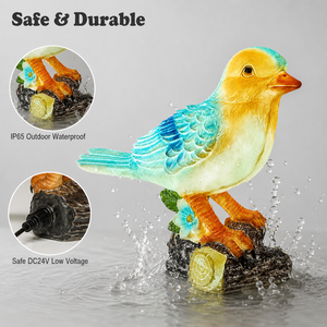 Escultura de Pájaro de Fibra de Vidrio Personalizada MOMOVALLEY para Festival de Luces de Zoológico, Escultura de Animales, Lámpara Decorativa de Paisaje con Forma de Pájaro - Product Image 2