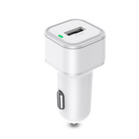 Chargeur de voiture USB 5V 2.4A à port unique avec circuit intelligent, chargeur universel pour téléphone portable
