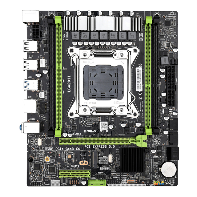 Hot Sale High Speed Lga2011 X79 Chipset Ddr3 64GB X79m-s 2.0 Gaming Mainboard Socket X79m-s 2.0 Motherboard in Stock