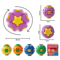 Boules Fidget Spinner Rotatives à LED de Qualité Supérieure, Jouet Sensoriel Anti-Stress pour Enfants et Adultes