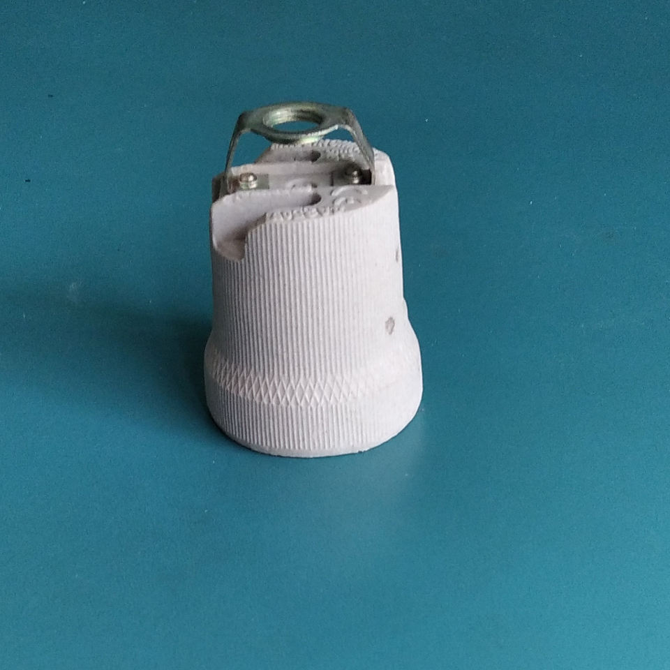 F519 E27 Socket Lamp Holder 250V Ceramic Base Receptacle for Lighting ...