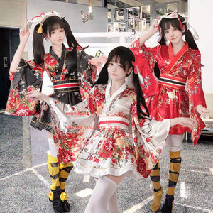 <span class=keywords><strong>Robe</strong></span> de bain kimono <span class=keywords><strong>japonaise</strong></span> modifiée pour femmes Ecoparty, costume de cosplay d'été, anime sexy, geisha douce, <span class=keywords><strong>robe</strong></span> de fille <span class=keywords><strong>kawaii</strong></span> - Product Image 2