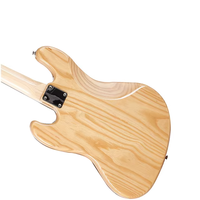 Magna Brand Direct Model MJB-03 4-String Jazz Bass Fretless Design Solid Top Maple & Ash Matt Finish
