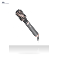 Sèche-cheveux brosse à air chaud ionique en céramique pour cheveux bouclés, du mouillé au sec, sèche-cheveux et styler en une seule étape