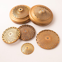 Factory Direct Custom Brass Spun Perforated Metal Covers | Decorative Speaker Grilles Lighting Mesh Accessories Anodize/Powder