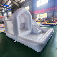 Château gonflable pour enfants, équipement de fête intérieur et extérieur pour les tout-petits, combinaison piscine et toboggan