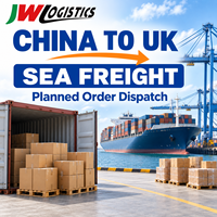 Agent maritime Chine-Royaume-Uni, transitaire et services logistiques pour commandes commerciales en plusieurs lots