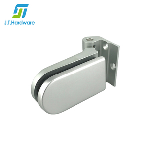 Porte pivotante en verre sans cadre en aluminium de style européen - Product Image 2