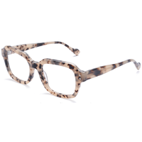 Elan Optical YB6312 Nouvelle Arrivée Monture de Lunettes Rectangulaire Tendance pour Femme, Monture Complète en Acétate, Lunettes Optiques, Grand Stock