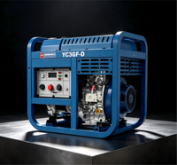 Générateur diesel portable Yuchai 2,8 kW 3,2 kW 24 V CC, démarrage électrique, type silencieux, châssis ouvert, ATS, télécommande