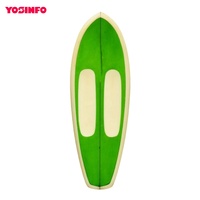 Planche à genoux en HDPE rotomoulé pour sports nautiques avec coussin EVA et crochet de remorquage pour la navigation de plaisance et le wake-surf
