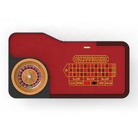 YH 275cm Lucky Red European Style Single 0 Casino Roulette Rad tisch Glücksspiel Roulette Tisch mit 32 Zoll Rad
