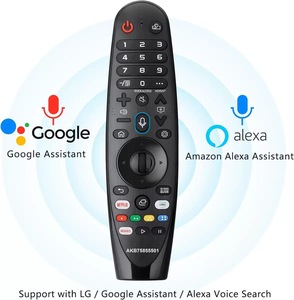 Control Remoto Mágico de Doble Frecuencia y 2.4G para <span class=keywords><strong>LG</strong></span> Smart <span class=keywords><strong>TV</strong></span> con Función de Voz AI, Navegación con Air Mouse y Receptor USB Incluido - Product Image 2