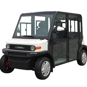 รถยนต์มินิสีขาว 4 ที่นั่ง แบตเตอรี่ 48v/60v ประหยัดพลังงาน - Product Image 1