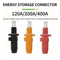 Connecteur électrique de borne de batterie au lithium, connecteur étanche IP67, connecteur droit pour système de stockage d'énergie solaire
