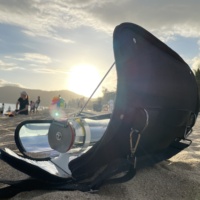 Ensemble de cuisinière solaire portable pour barbecue, four solaire idéal pour le camping et la cuisson des aliments en seulement 15 minutes