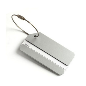 Thẻ hợp kim chất lượng cao tùy chỉnh thiết kế thẻ hành lý kim loại Thẻ quà tặng du lịch - Product Image 1