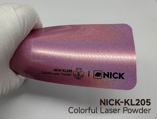 Poudre colorée de laser
