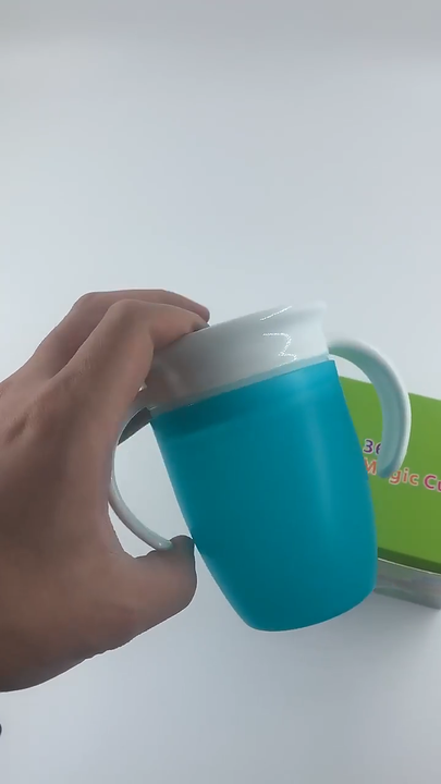Wholesale Baby Learning Drinking Cup 240ml No-spill Trainer Water