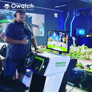 Nuova Tecnologia: Macchina da Gioco Arcade Interattiva con Auto da Corsa AR, Multigiocatore, Intrattenimento di Corse Reali in Realtà Aumentata per Interni/Esterni - Product Image 3