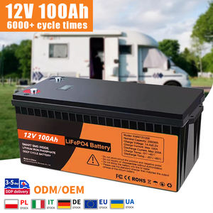 OEM ODM 12V 100Ah <span class=keywords><strong>LiFePO4</strong></span> 태양열/RV/오프 그리드 에너지 저장 12.8V 200AH 24V 리튬 배터리 용 BMS와 깊은 사이클 배터리 팩 - Product Image 2