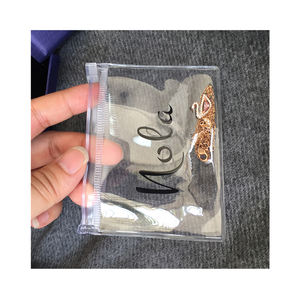 Impresión de logotipo personalizado Biodegradable PVC esmerilado traje de baño ropa Ziplock bolsa de embalaje de plástico cosmético Slider bolsa con cremallera - Product Image 1