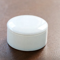 Boîtes à bijoux en céramique brillante écologiques de style bohème tendance, forme ronde en forme de cœur, boîte à bibelots en porcelaine, artisanat et cadeau, décoration moderne