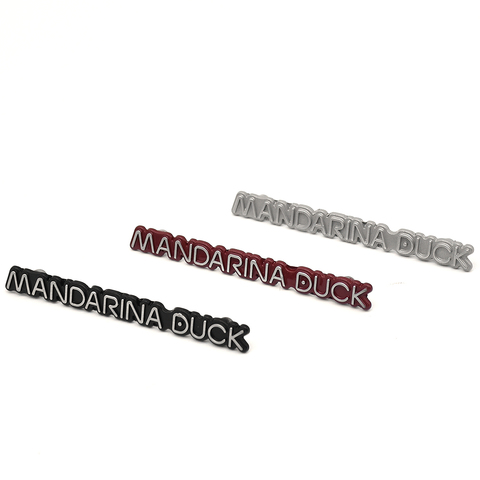 Custom High Quality Metal Logo Tag Label Layer Double Plating Color Lettering logo for Handbag