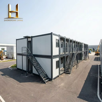 Casa Contenedor Modular Expandible de Acero de 20, 30 y 40 pies, Villa de Panel Sándwich de Construcción Rápida con 2 o 3 Dormitorios para Estándares AU y EU