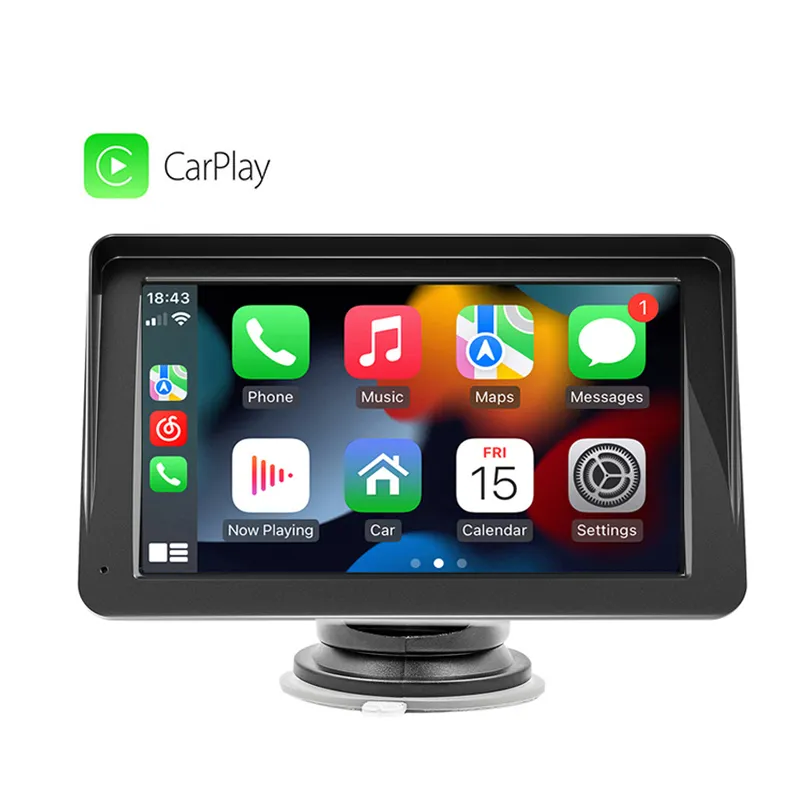 2024 tiktokトレンドの自動MP5プレーヤーGPSポータブルcarropantallaモニター7 "カープレイスクリーンPND for Car Display for Apple & iOS