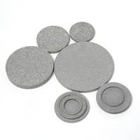 Disque en métal fritté en acier inoxydable 316L de qualité laboratoire |   Prototypage d'unités individuelles disponible |   Membrane microporeuse métallique réutilisable
