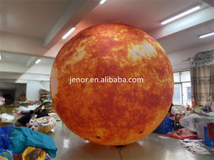 Système Solaire Personnalisé Gonflable Soleil <span class=keywords><strong>Planète</strong></span> Offres Spéciales Ballon Globe Gonflable Suspendu avec Lumière - Product Image 3