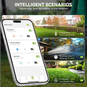 גשם פוינט חכם wifi 4 אזורים טיימר לבית ירוק - Product Image 5