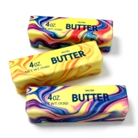 Bâton anti-stress souple en PU de 14 cm, jouet à presser en forme de bâton de fromage, marque Runfeng, best-seller
