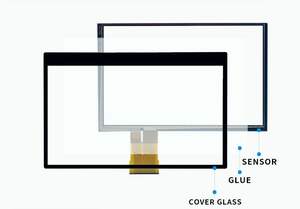Yüksek çözünürlüklü 19 inç 16:10 kapasitif PCAP temperli cam dokunmatik ekran paneli IP65 su geçirmez ön EETI şeffaf OLED COF - Product Image 6