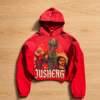 Sudadera con Capucha de Alta Gama, Estilo Urbano, con Estampado Digital DTG Personalizado, Retro, para Hombre
