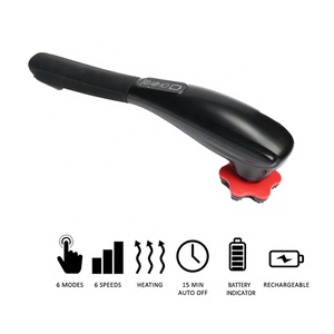 LUYAO LY-671A Best Selling Wireless <strong>Rechargeable</strong> Touch Screen Battery Indicator <strong>Handheld</strong> Body <strong>Massage</strong> With Type-c USB Cable - Product Image 2