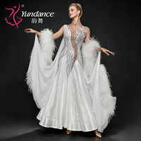 Robe de compétition de danse lyrique et de valse pour femmes Yundance B-26142, costume de scène personnalisé pour les compétitions et spectacles de danse