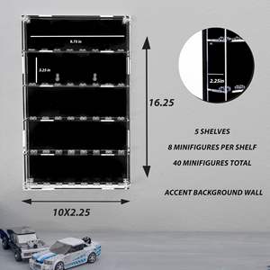 Vitrina de Acrílico Personalizada Resistente a los Rayos UV, Protector de Mini Figuras, Exhibidor a Prueba de Polvo para el Hogar - Product Image 6