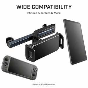 New Large Car Phone Holder Adjustable Height Rotate Function ABS Material Compatible iPad Telescopic Arm Handlebar Fix Mount - Product Image 3