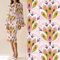 Kain Poplin London Tenun Katun Organik 100% yang Lebih Lembut, Bernapas, Anti-statis, Bermotif Bunga, Tipis, Ringan untuk Anak Laki-laki