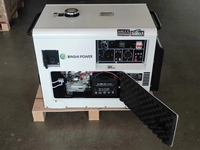 Générateurs portables Binshi Power Mini pour usage domestique, double carburant GPL, gaz naturel, biogaz, propane, 5 kW à 10 kW, groupe électrogène à bas prix