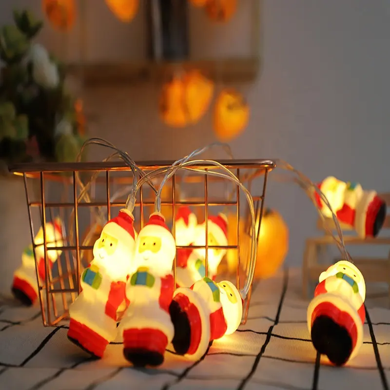 مبيعات المصنع مباشرة سانتا كلوز سلسلة حديقة أضواء عيد الميلاد أدى أضواء داخلي في الهواء الطلق شجرة عيد الميلاد الديكور