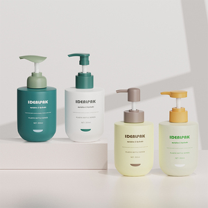 Rỗng 350ml sang trọng Gel tắm bơm HDPE bao bì nhựa dầu gội và điều hòa cho tóc - Product Image 4